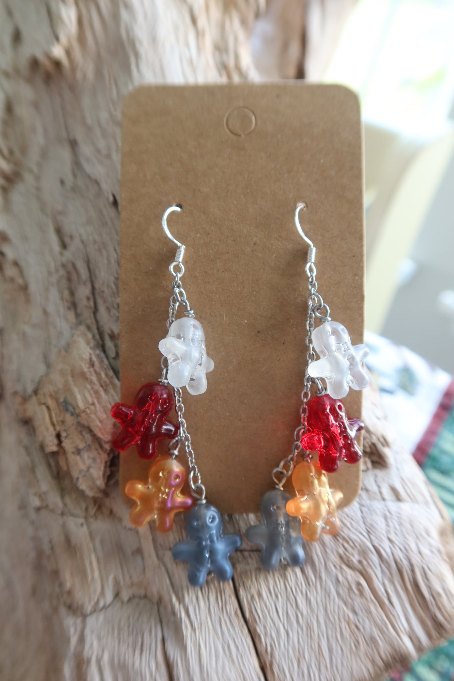 Gingerbread Men Dangle Earrings - Winter Collection
