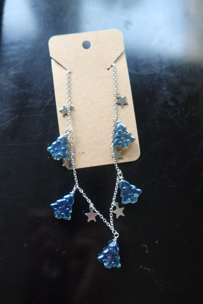 Starry Christmas Charm Necklace - Winter Collection