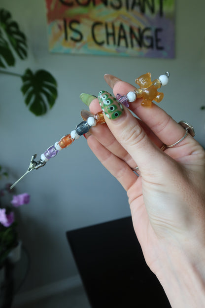 Beaded Animal Clips
