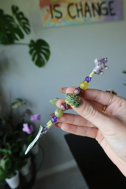 Beaded Animal Clips