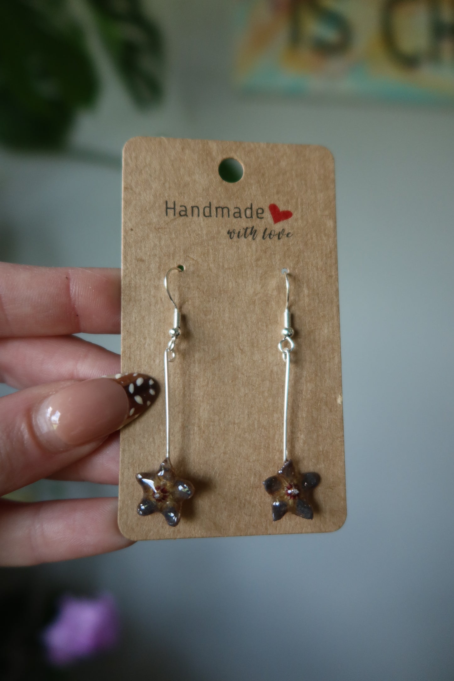 Hoya Magic Wand Earrings