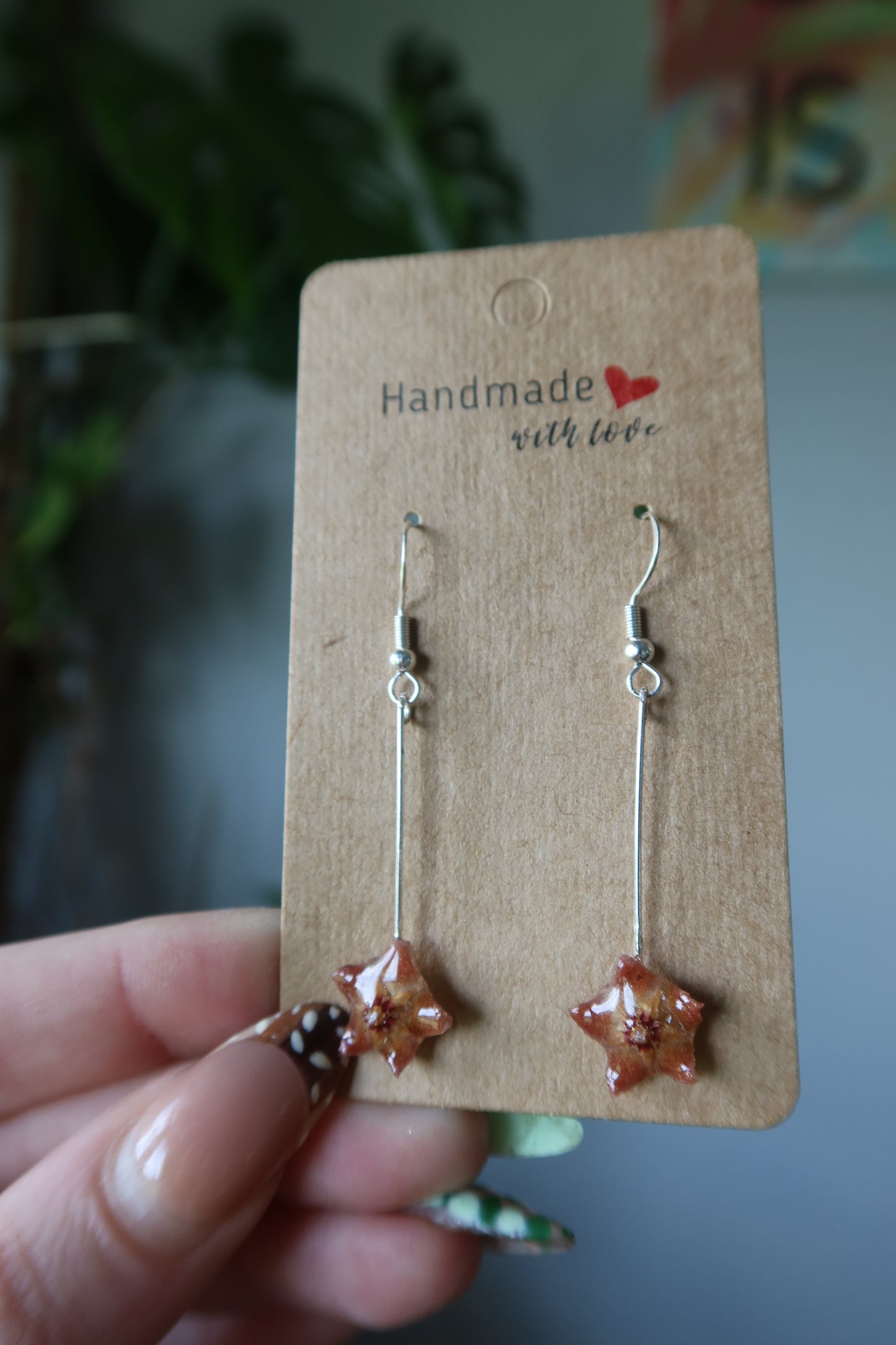 Hoya Magic Wand Earrings