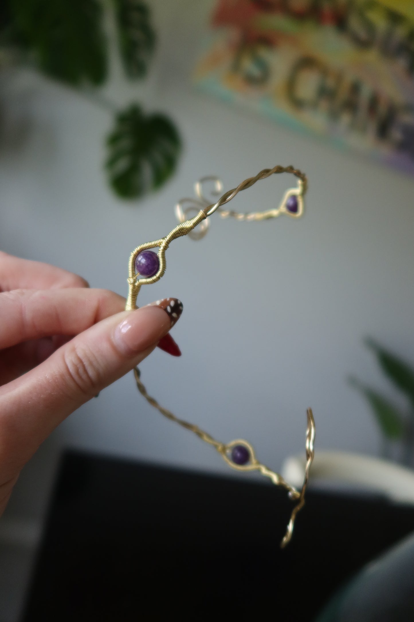Wire-Wrapped Arm Cuffs – Multi-Wear Stone Spirals