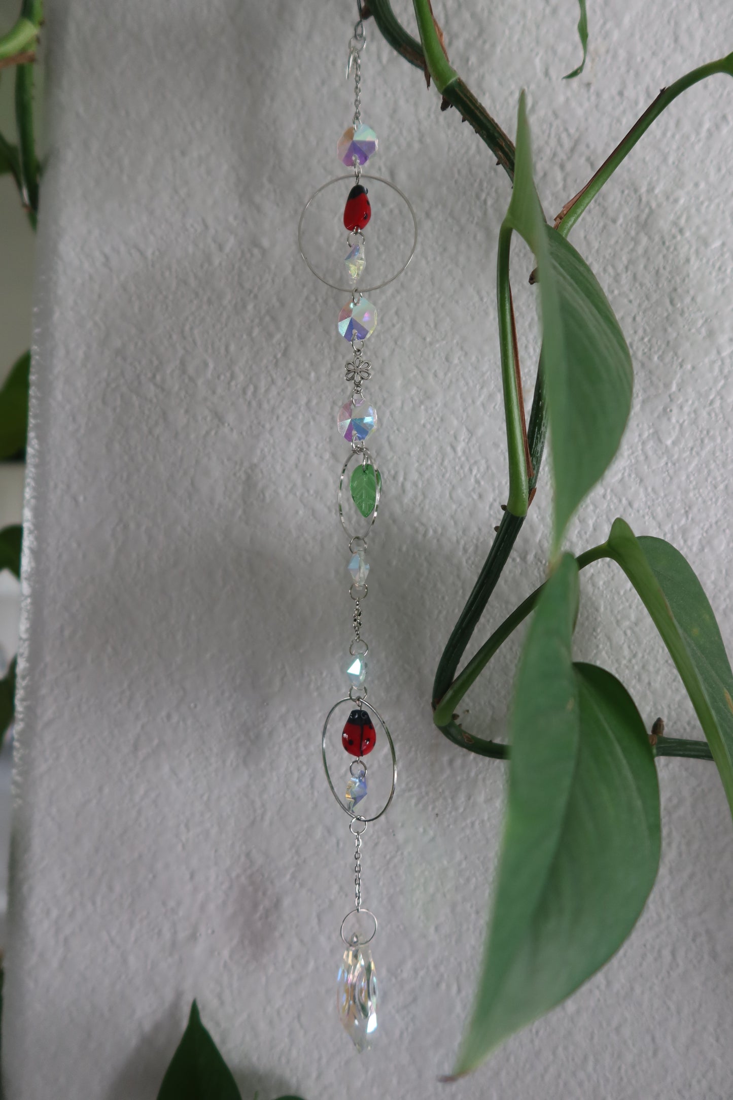Ladybug Crystal Suncatcher