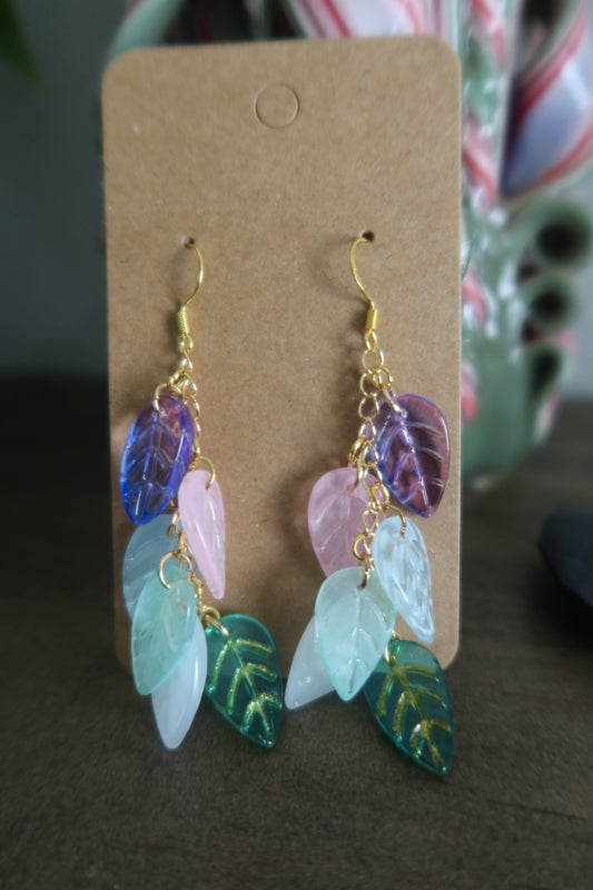 Neon Tropics Earrings - Silver or Gold