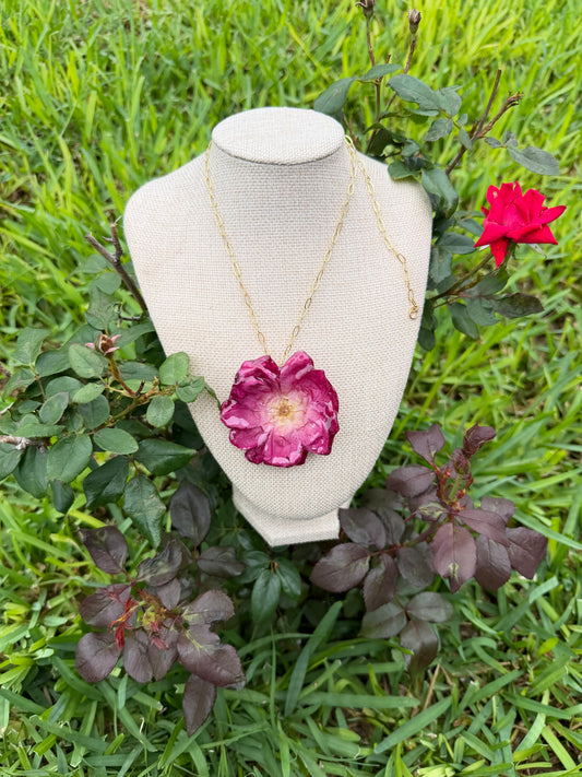 WILD ROSE with Gold Chain
