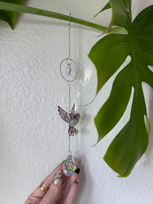 Serenity Flight Hummingbird Suncatcher