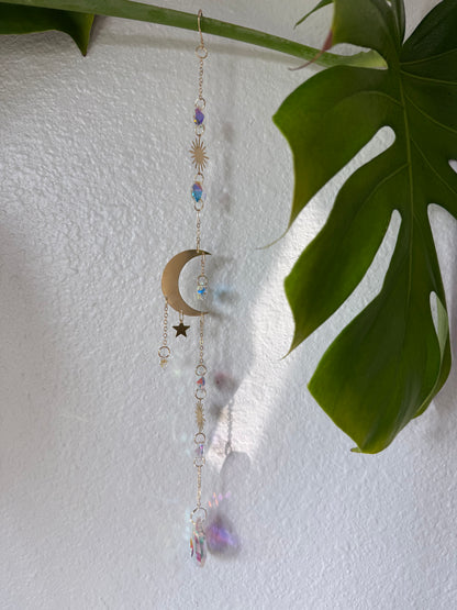 Golden Moon Suncatcher
