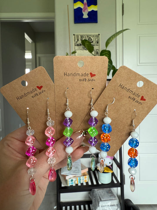 Dice Drop Earrings