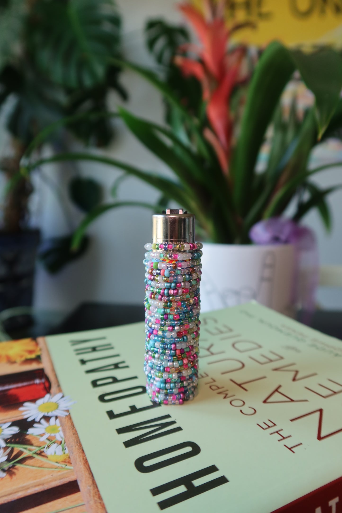 Wire wrapped lighter - Kaleidoscope