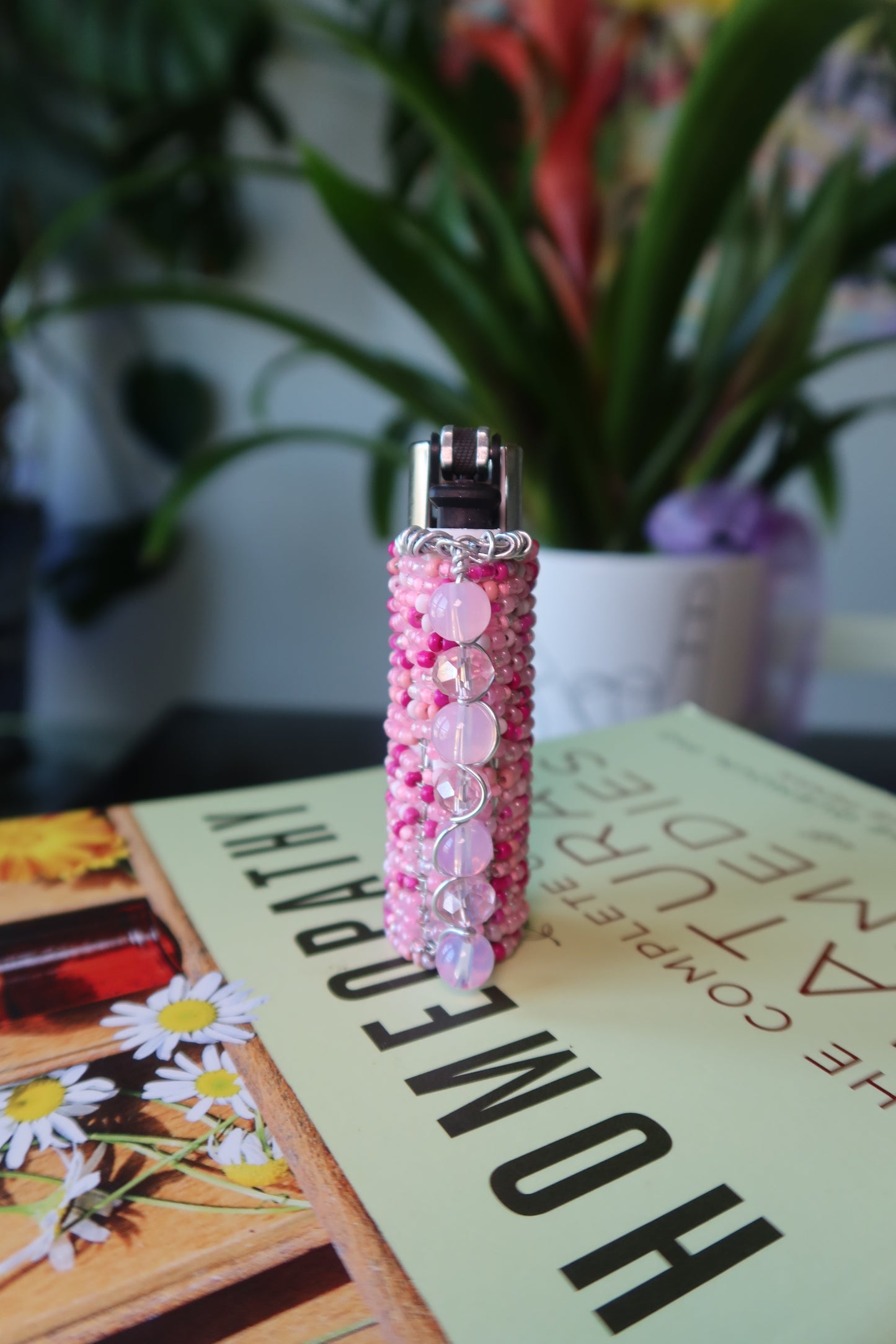 Wire wrapped lighter - Party Barbie