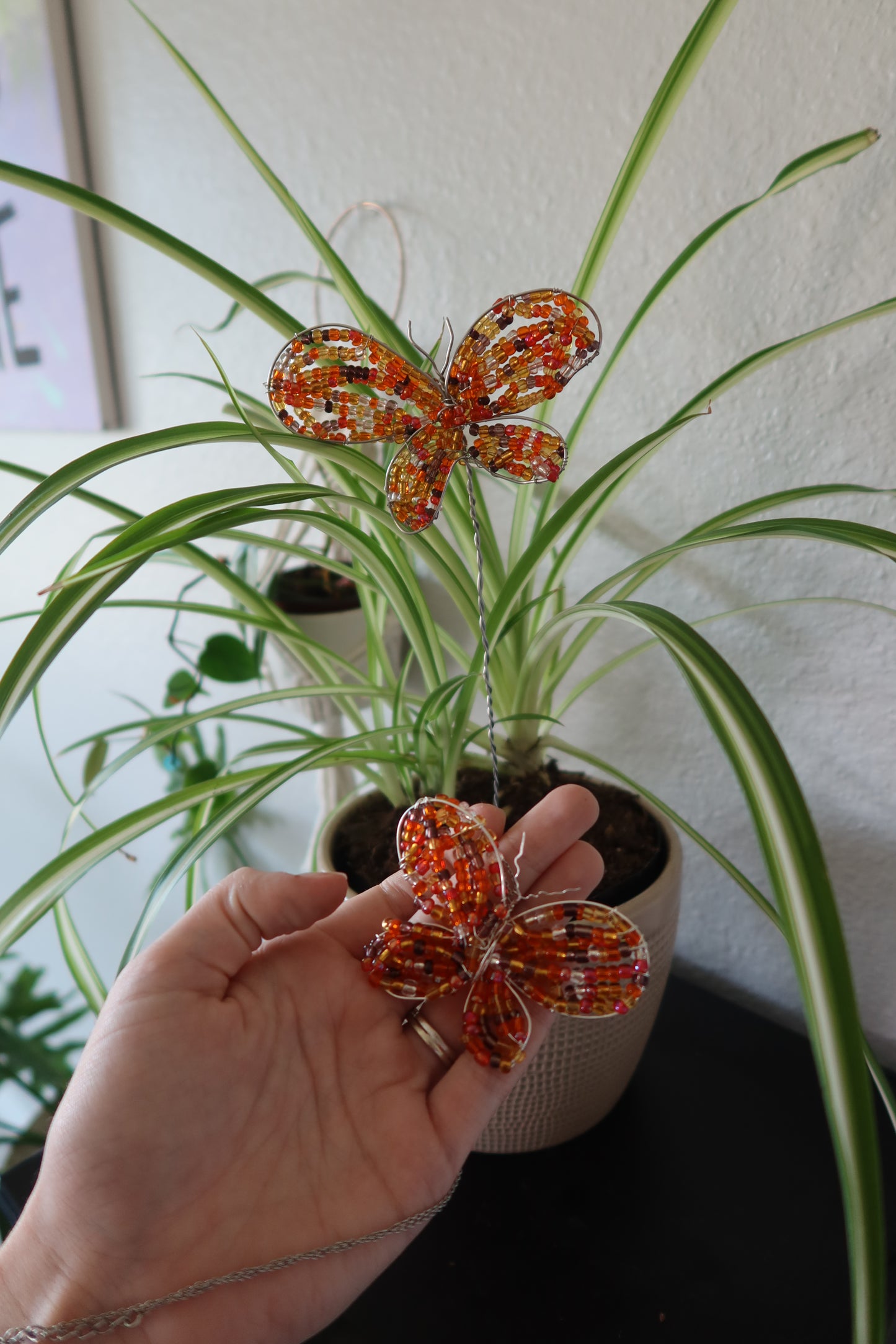 Autumn Butterfly Necklace