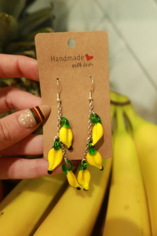 Banana Dangle Earrings – Snack Attack Collection