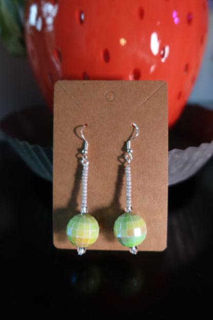 Green Disco Earrings - Disco Collection