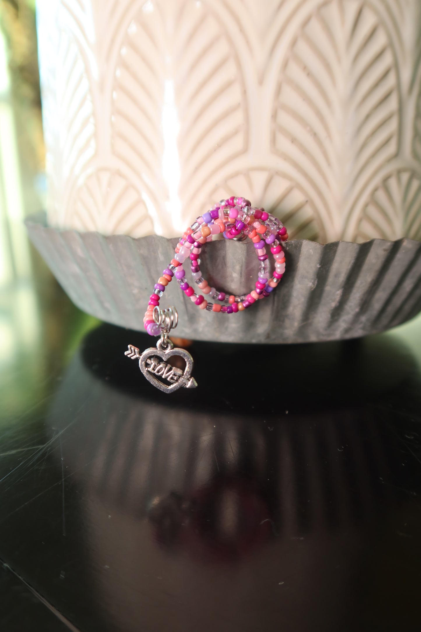 Silver Heart Plant Wrap 4/6 – Cupid's Collection