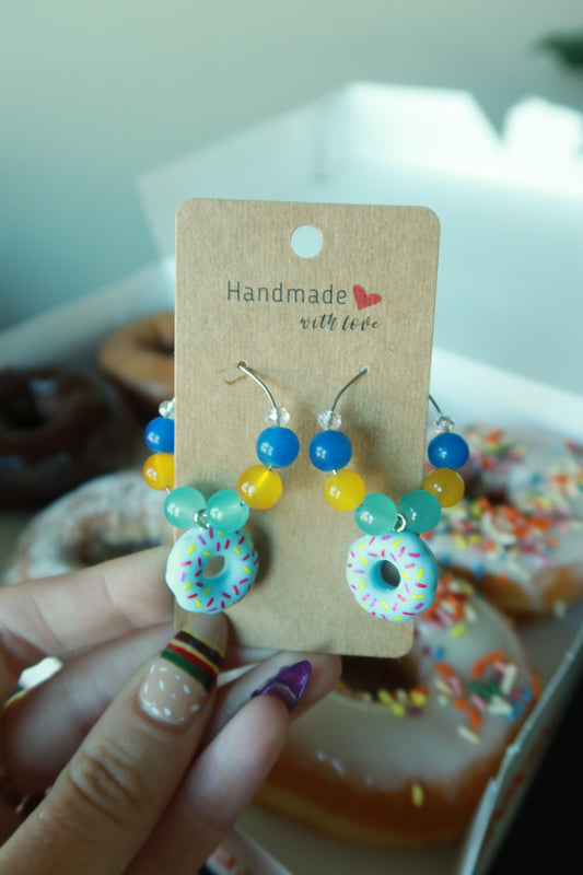 Doughnut Hoop Earrings – Snack Attack Collection