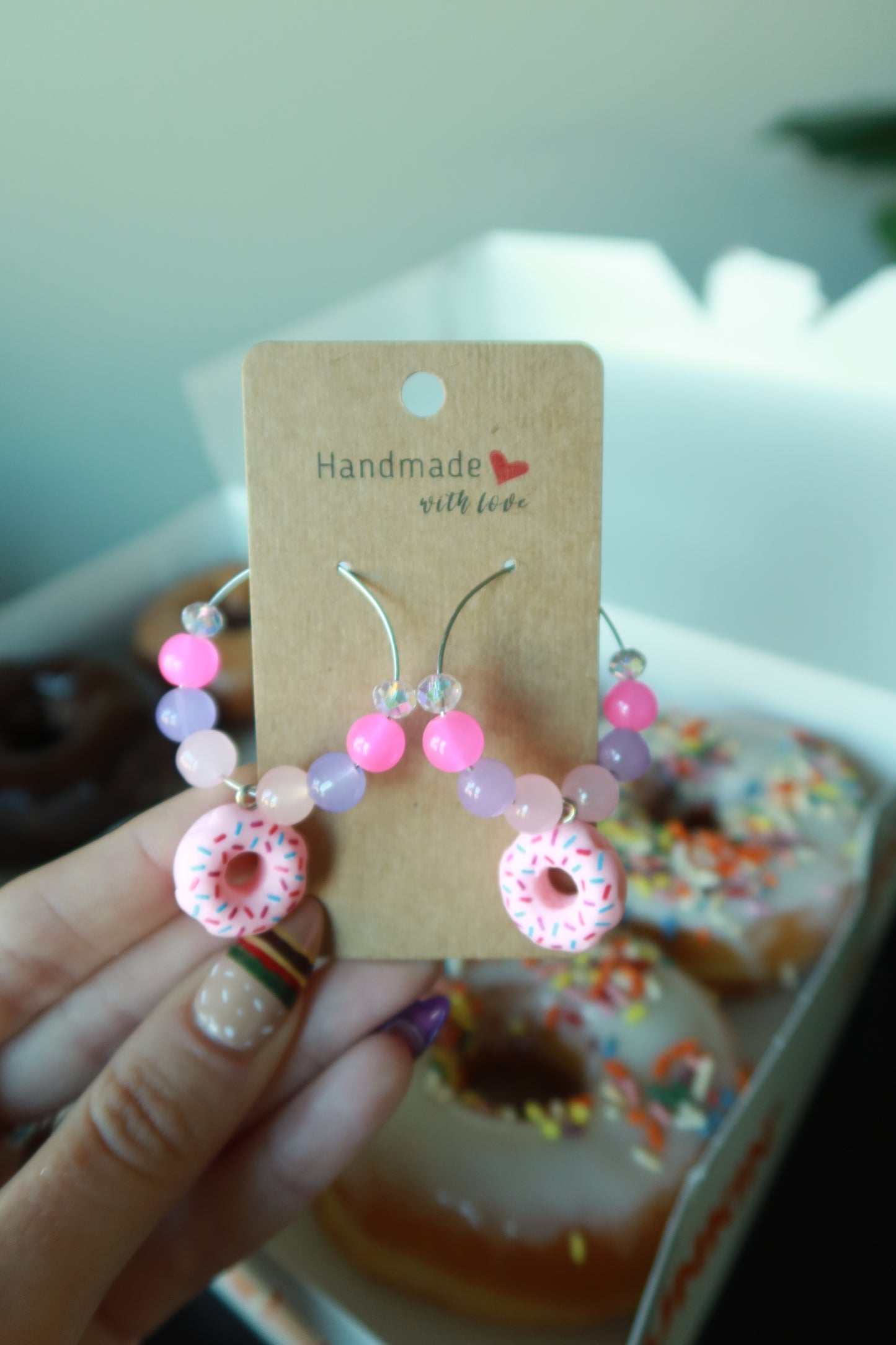Doughnut Hoop Earrings – Snack Attack Collection