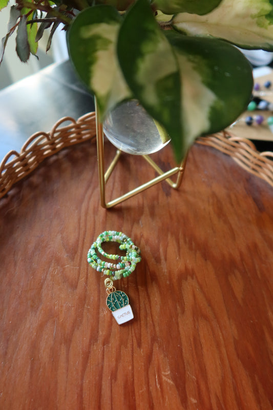 Green Cactus Plant Wrap - House Plant Lover Collection