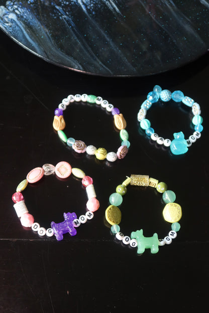 Green Dog Mom Bracelet - Fanci Kandi