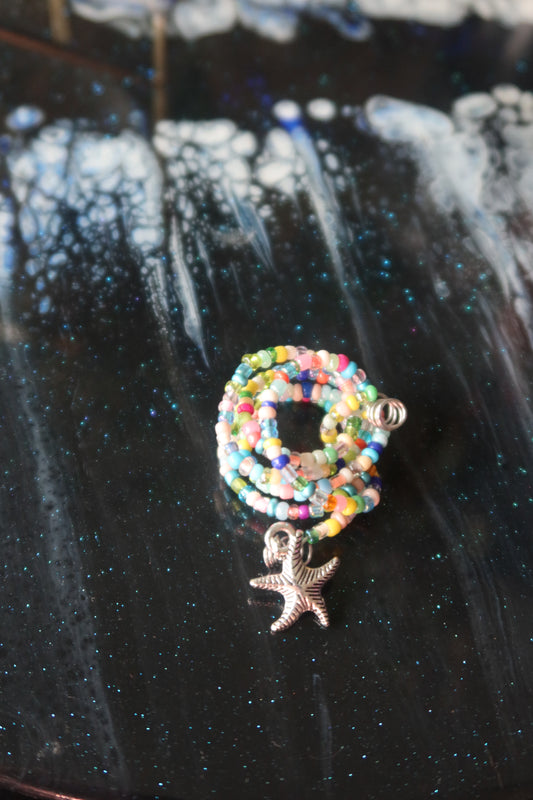 Striped Starfish Plant Wrap - Under the Sea Collection