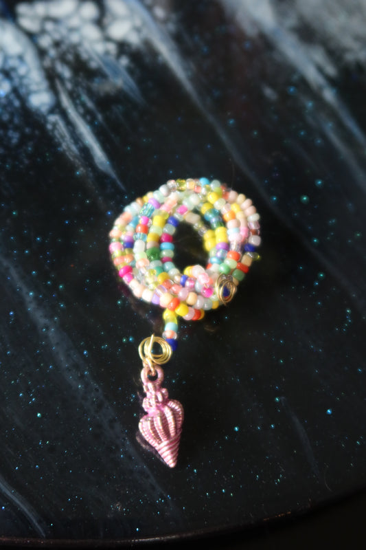 Pink Spiral Shell Plant Wrap - Under the Sea Collection