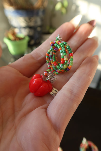 Veggie Plant Wraps with Resin Charms - Harvest Collection