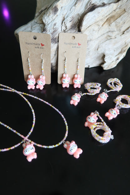 Pink Bunny Kitty Plant Wrap