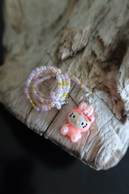 Pink Bunny Kitty Plant Wrap
