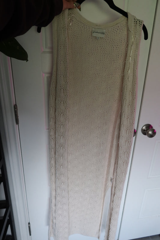 long knit vest