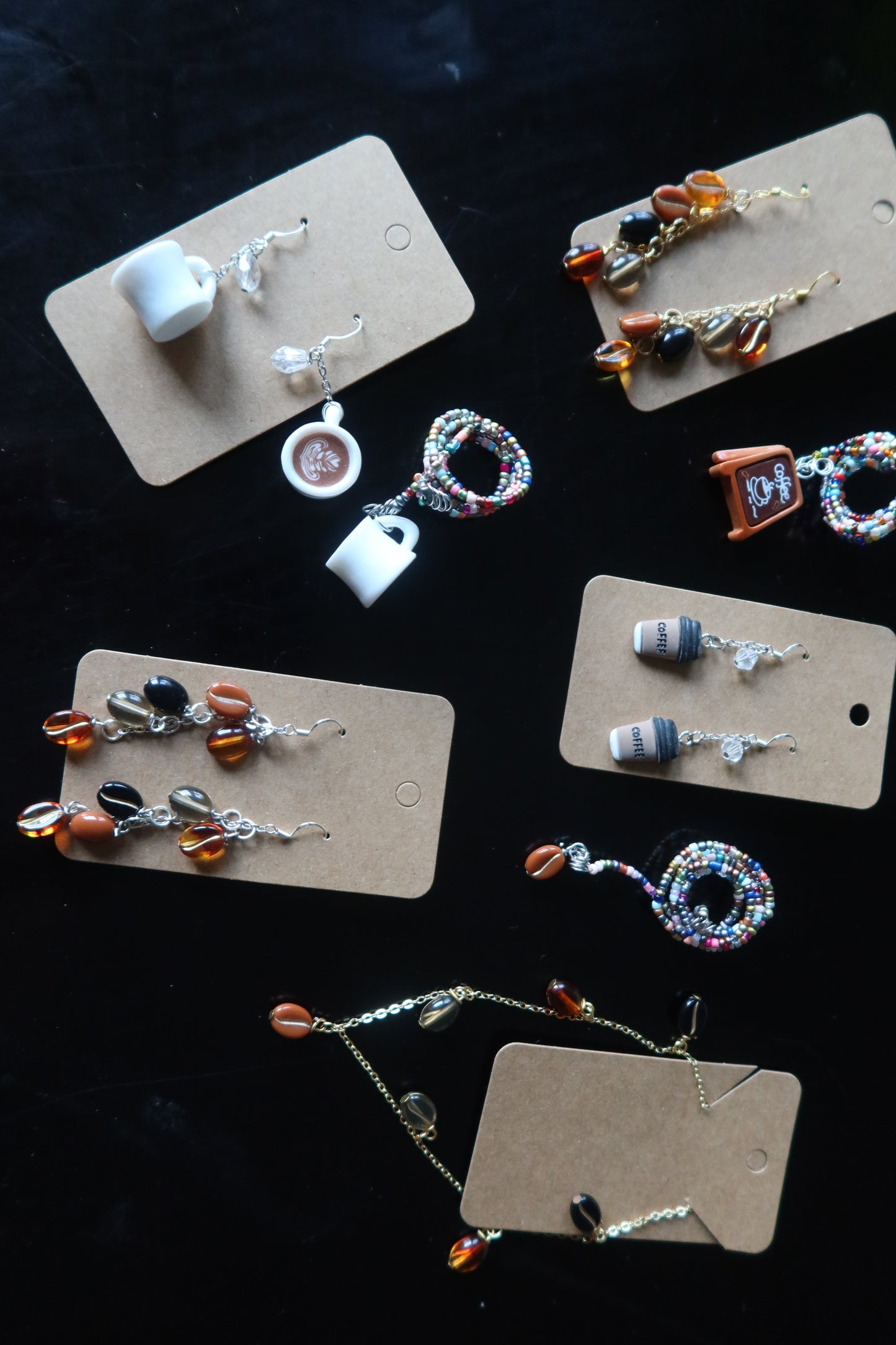 Coffee Bean Charm Necklace – Coffee Lover Collection