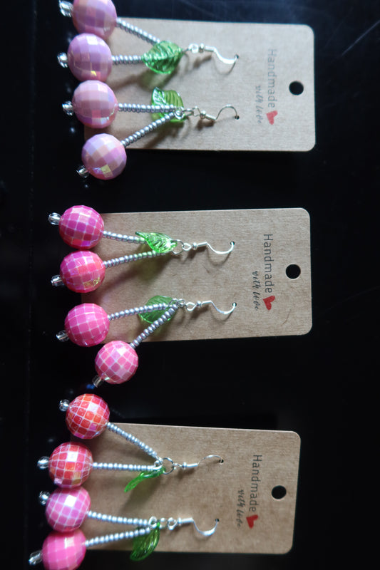 Disco Cherry Earrings - Disco Collection