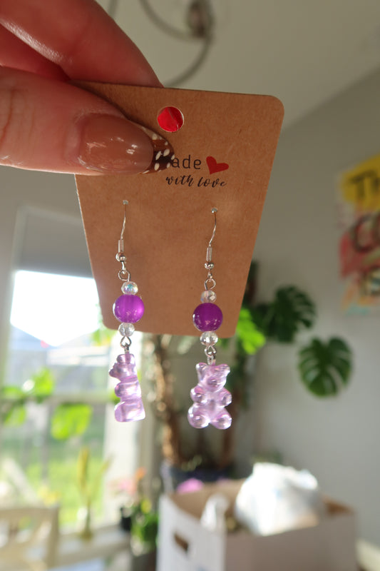 Gummy Bear Earrings - Many colors