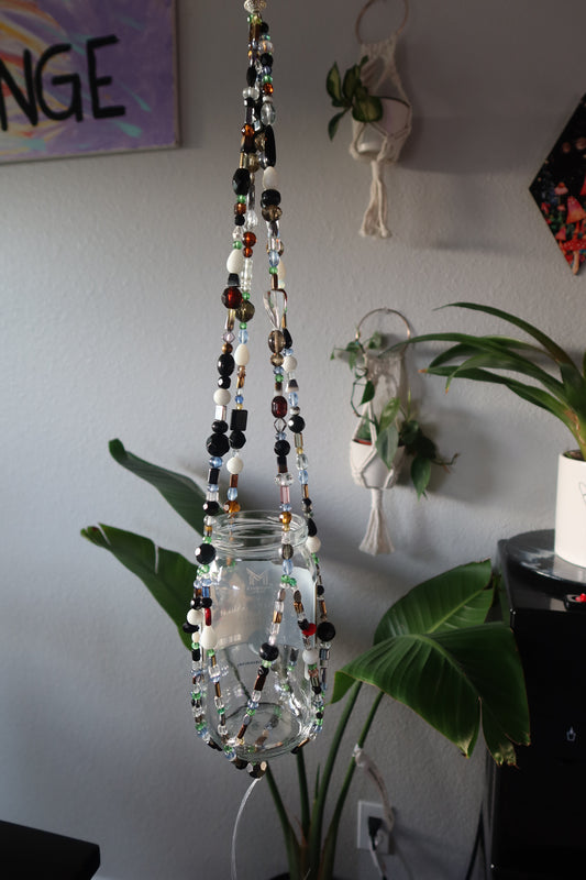 Mother Earth Glass Beaded Plant Hanger