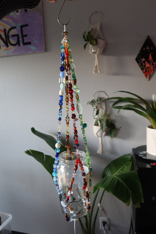 Glass Gem Rainbow Plant Hanger