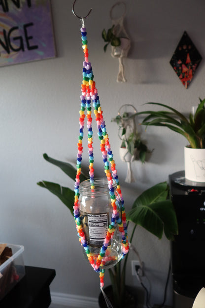 Rainbow Heart Plant Hanger - Long