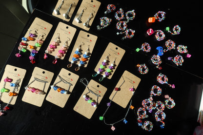 Dice Bead Chain Necklaces