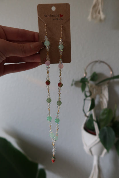 Strawberry Beaded Necklaces – 15 in & 18in